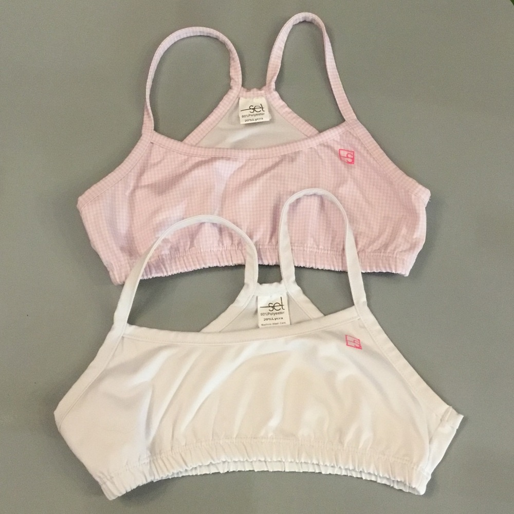 “SET” Active Girls Sports Bras